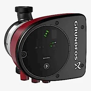Grundfos MAGNA1 25-100 180 sirkülasyon pompası - yüksek basma yüksekliği, enerji tasarruflu