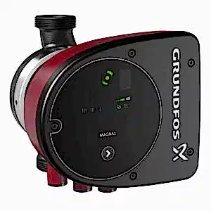 Grundfos Magna1 32-80/180 sirkülasyon pompası, yüksek verimli ısıtma ve soğutma pompası